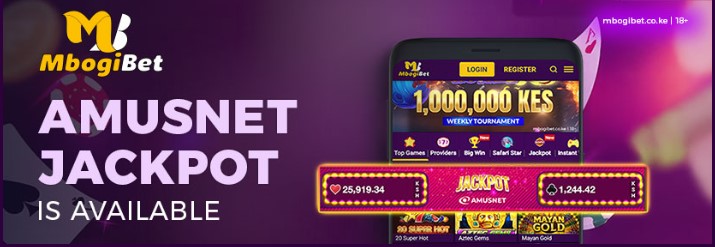 Amusnet Jackpot on Mbogibet with massive prize pool