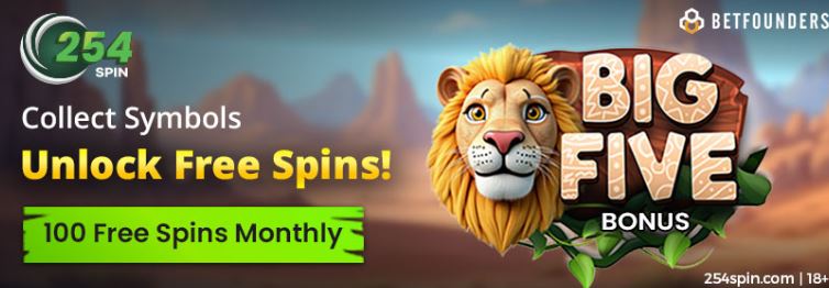 Daily free spins on 254Spins